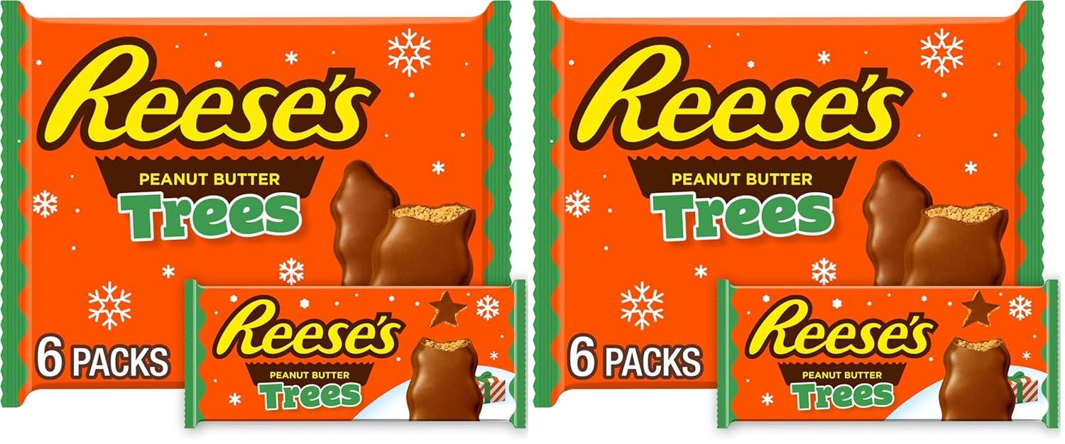 imageREESES Assorted Flavored Peanut Butter Shapes Christmas Candy Bag 3194 ozPeanut Butter