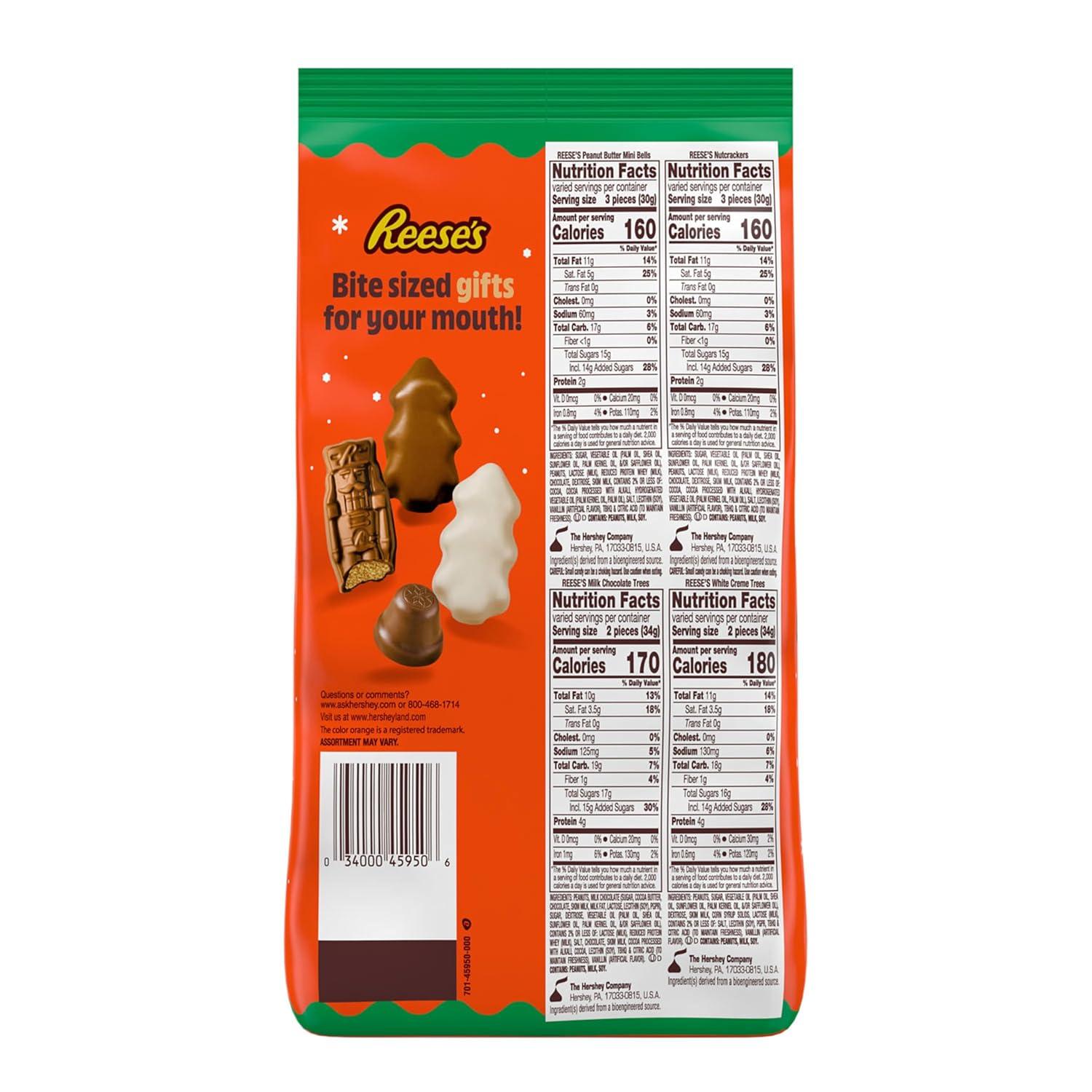 imageREESES Assorted Flavored Peanut Butter Shapes Christmas Candy Bag 3194 ozPeanut Butter