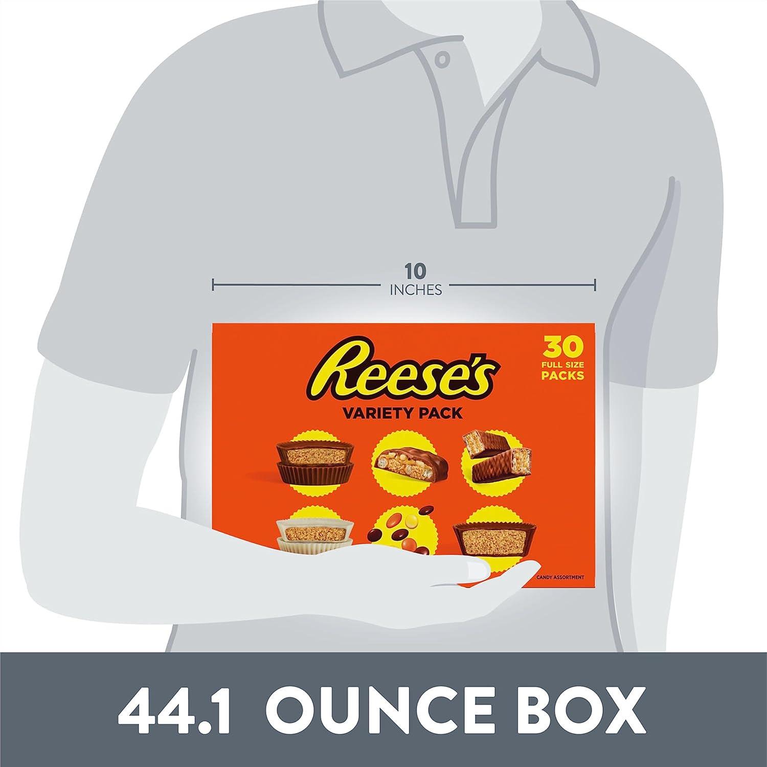 imageREESES Assorted Peanut Butter Candy Bulk Box 441 oz 30 CountVariety Pack