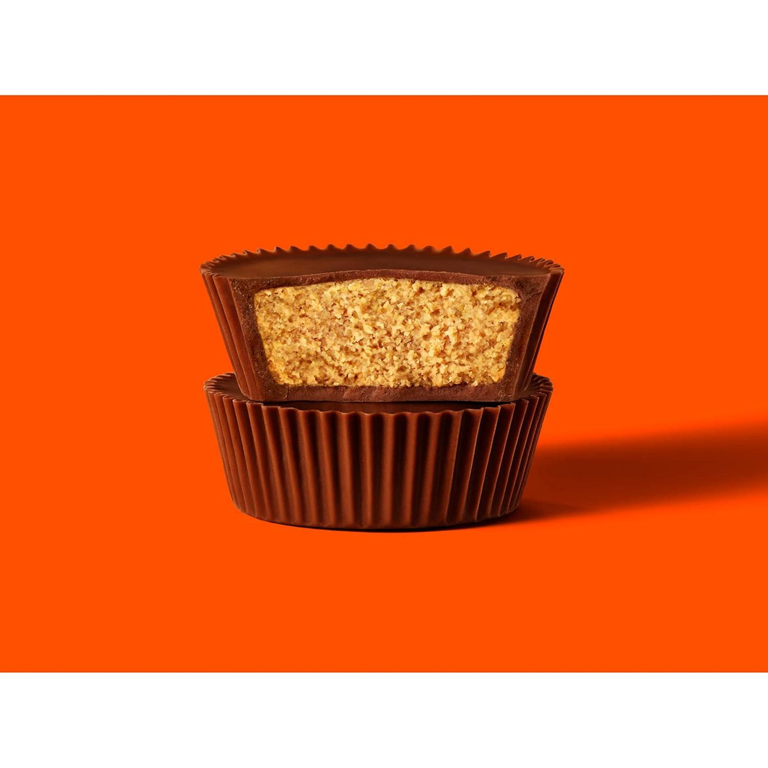 imageREESES Big Cup Milk Chocolate King Size Peanut Butter Cups Candy Packs 28 oz 16 Count