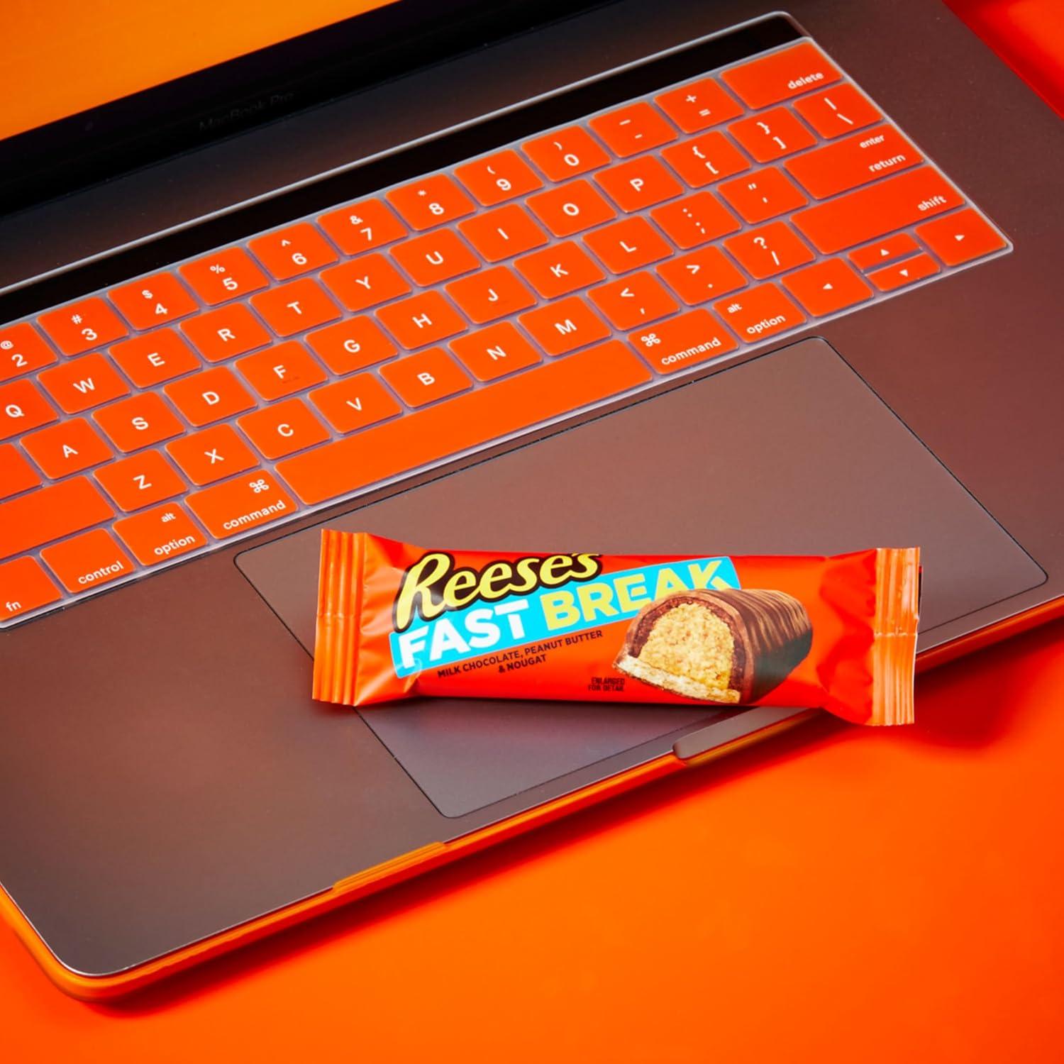 imageREESES FAST BREAK Peanut Butter Nougat Candy Bars 18 oz Pack of 18