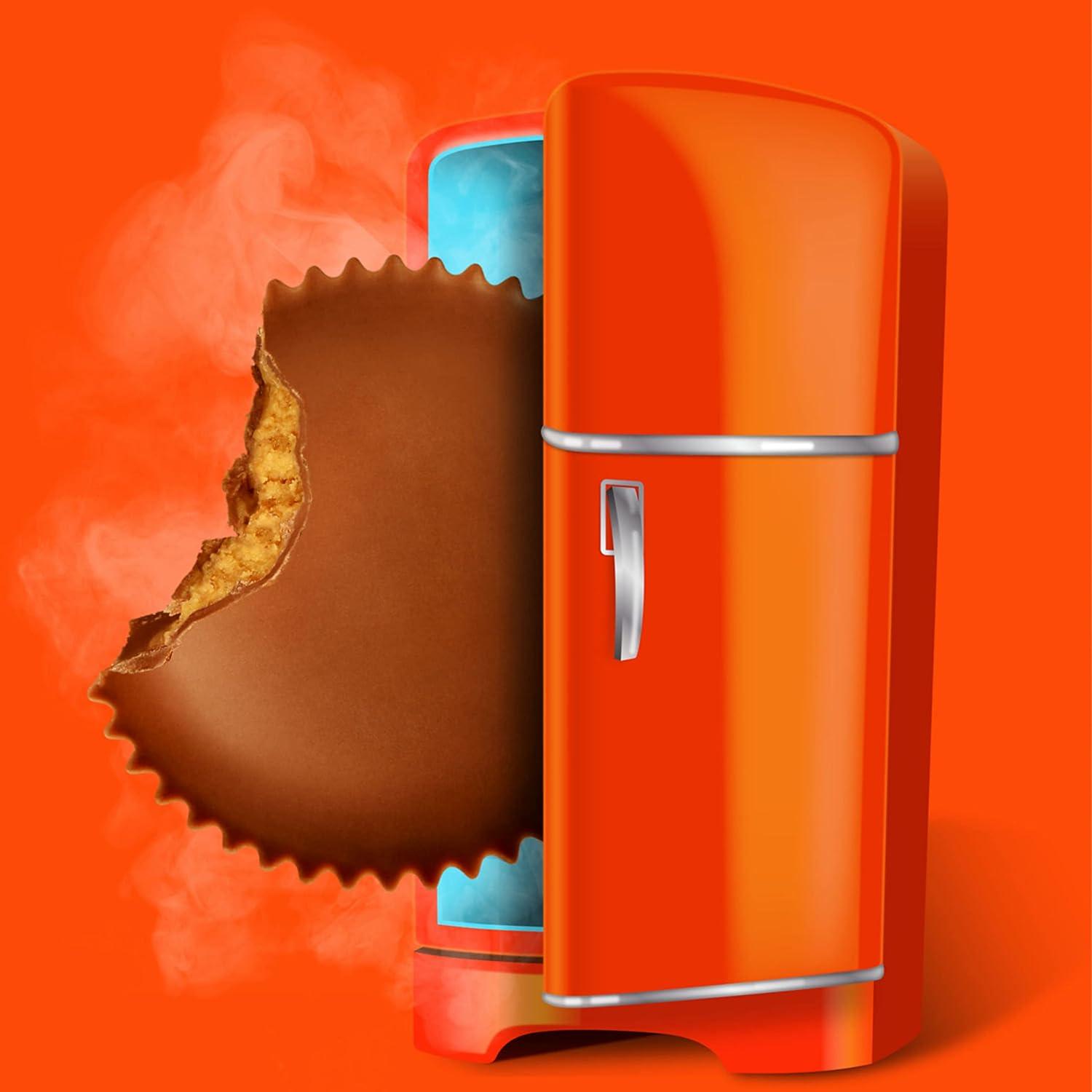 imageREESES Milk Chocolate King Size Peanut Butter Cups Candy Packs 28 oz 24 Count28 Ounce Pack of 24