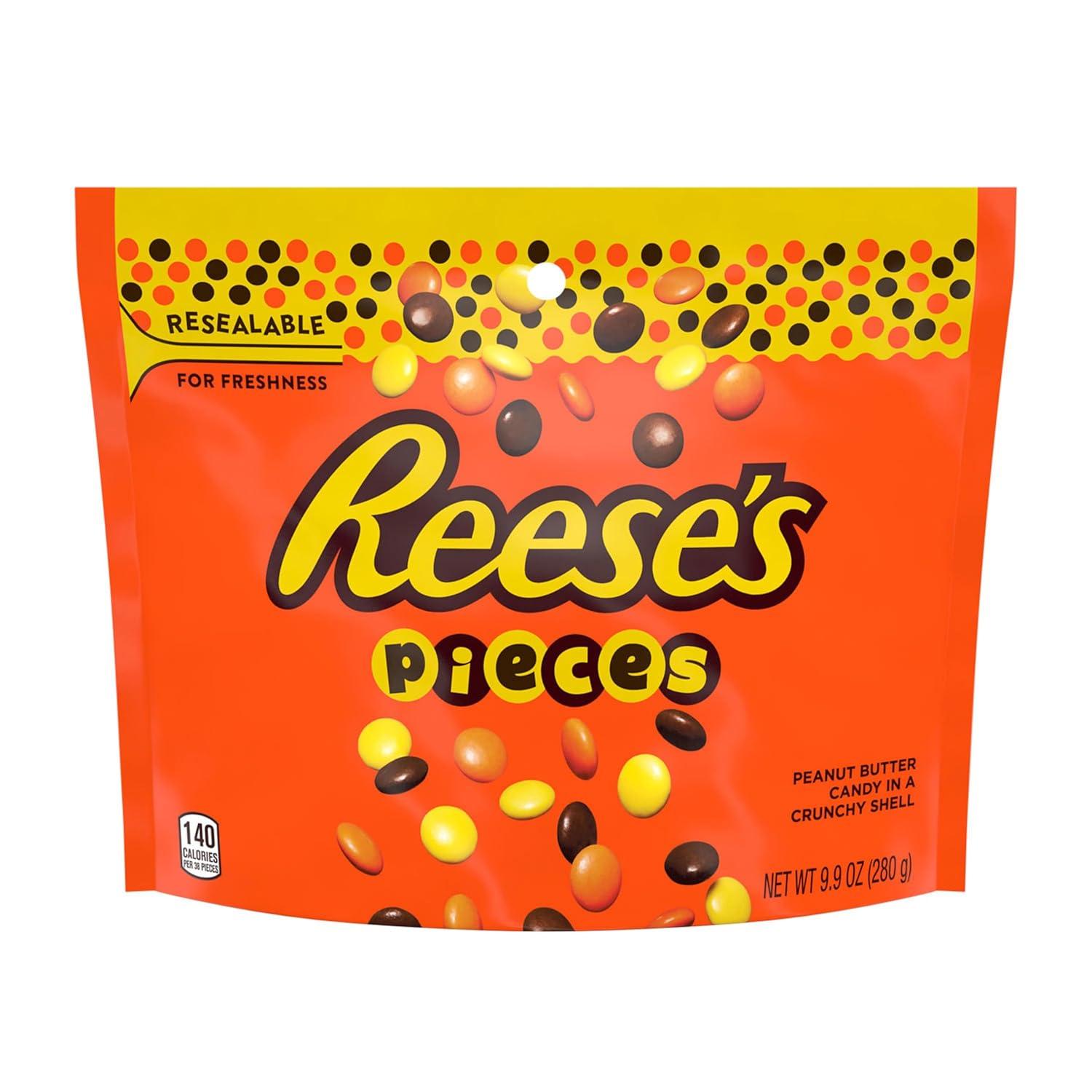 imageREESES PIECES Peanut Butter in a Crunchy Shell Candy Bulk Bag 48 ozPeanut Butter