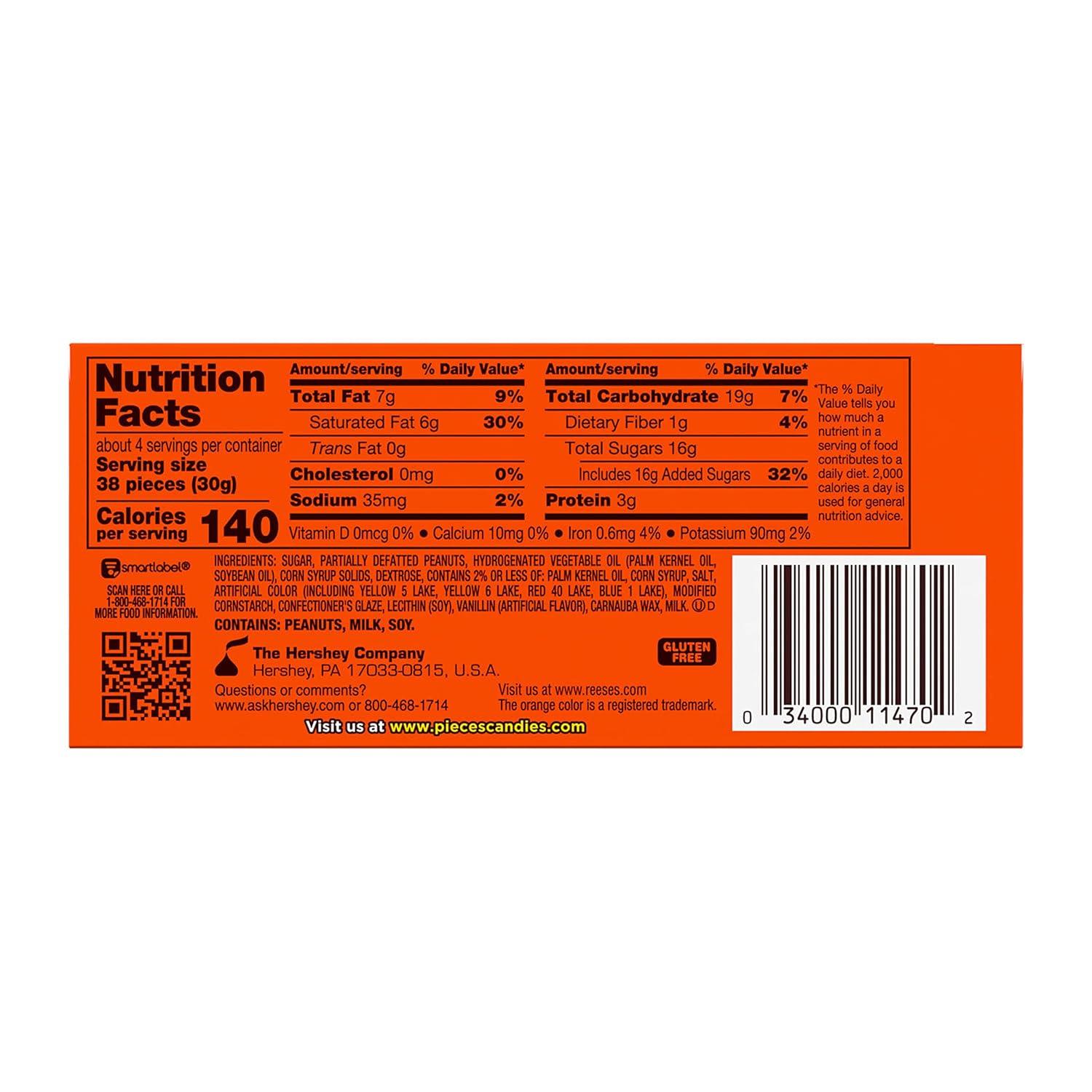 imageREESES PIECES Peanut Butter in a Crunchy Shell Candy Bulk Bag 48 ozPeanut Butter