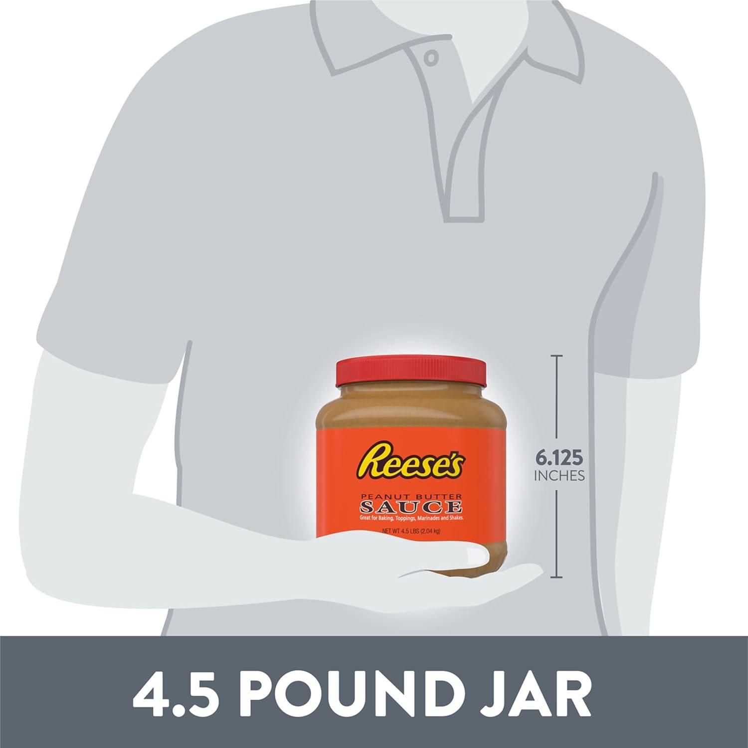 imageREESES Peanut Butter Sauce Bulk Jar 45 lbPeanut Butter