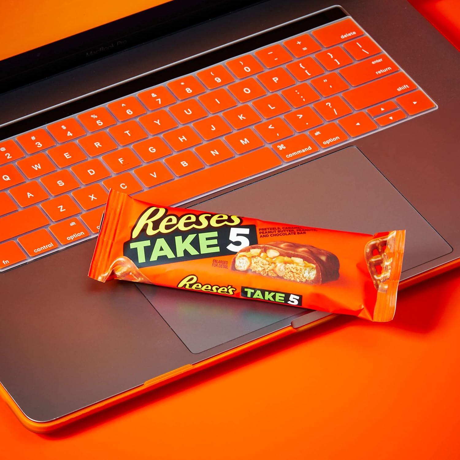 imageREESES TAKE 5 Pretzel Peanut and Chocolate King Size Candy Bars 225 oz 18 Count