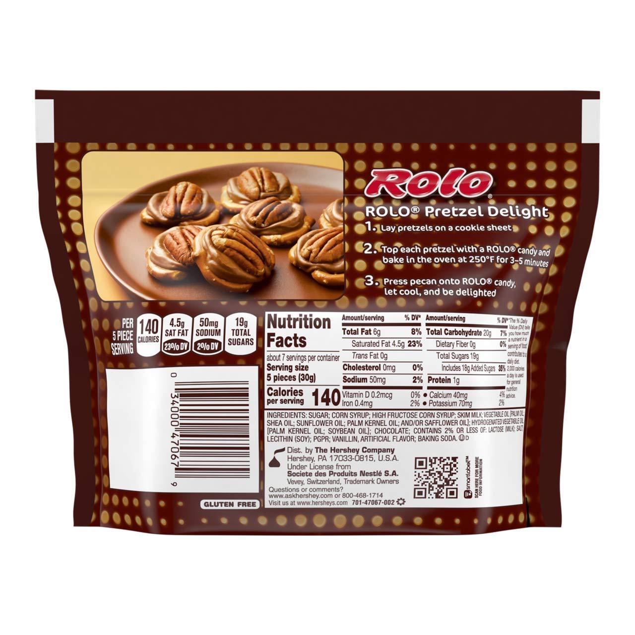 imageROLO Chocolate Caramel Candy Holiday Chocolate and Baking Supplies76 Ounce Pack of 8