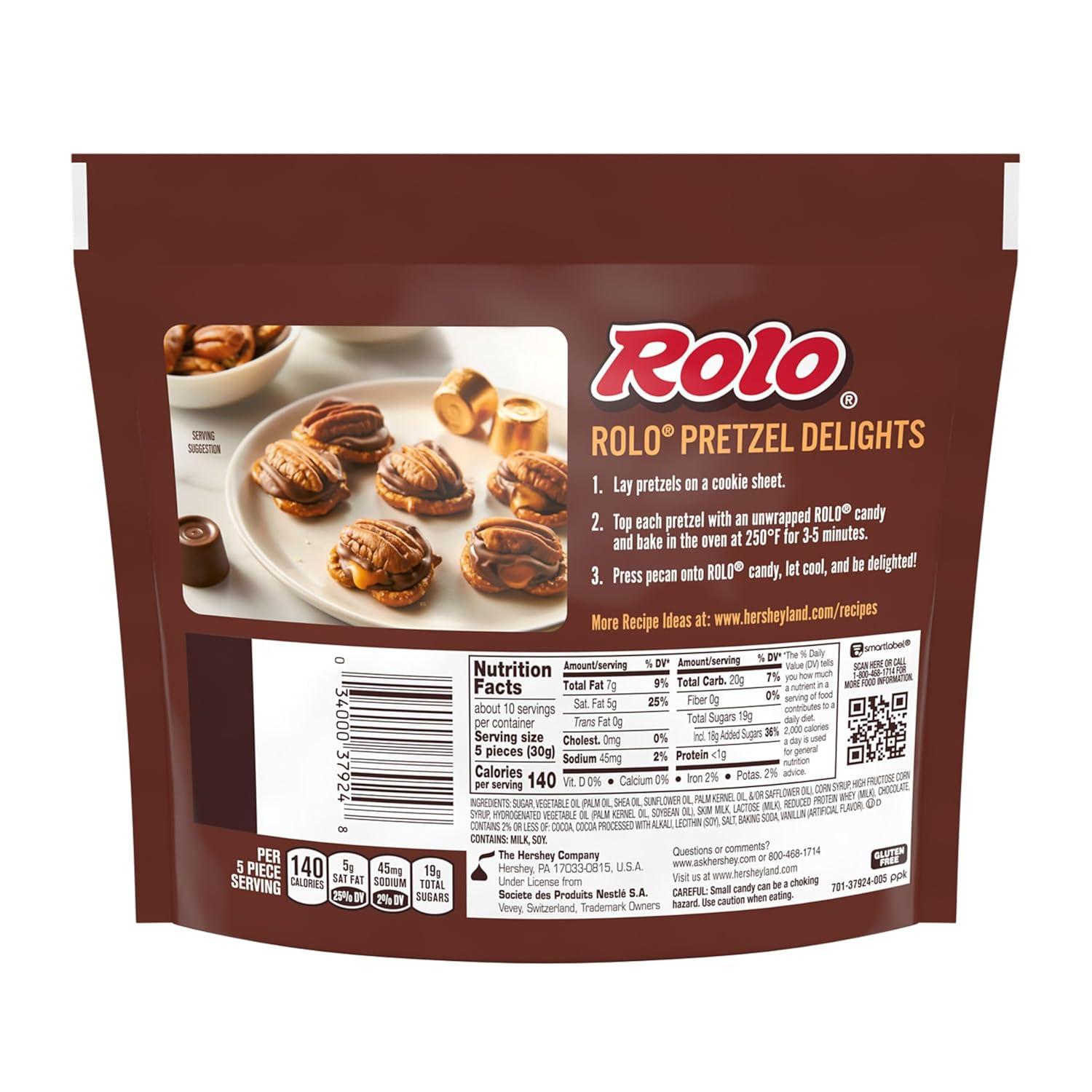 imageROLO Rich Chocolate Caramels Candy Bulk Bag 667 oz106 Ounce Pack of 1