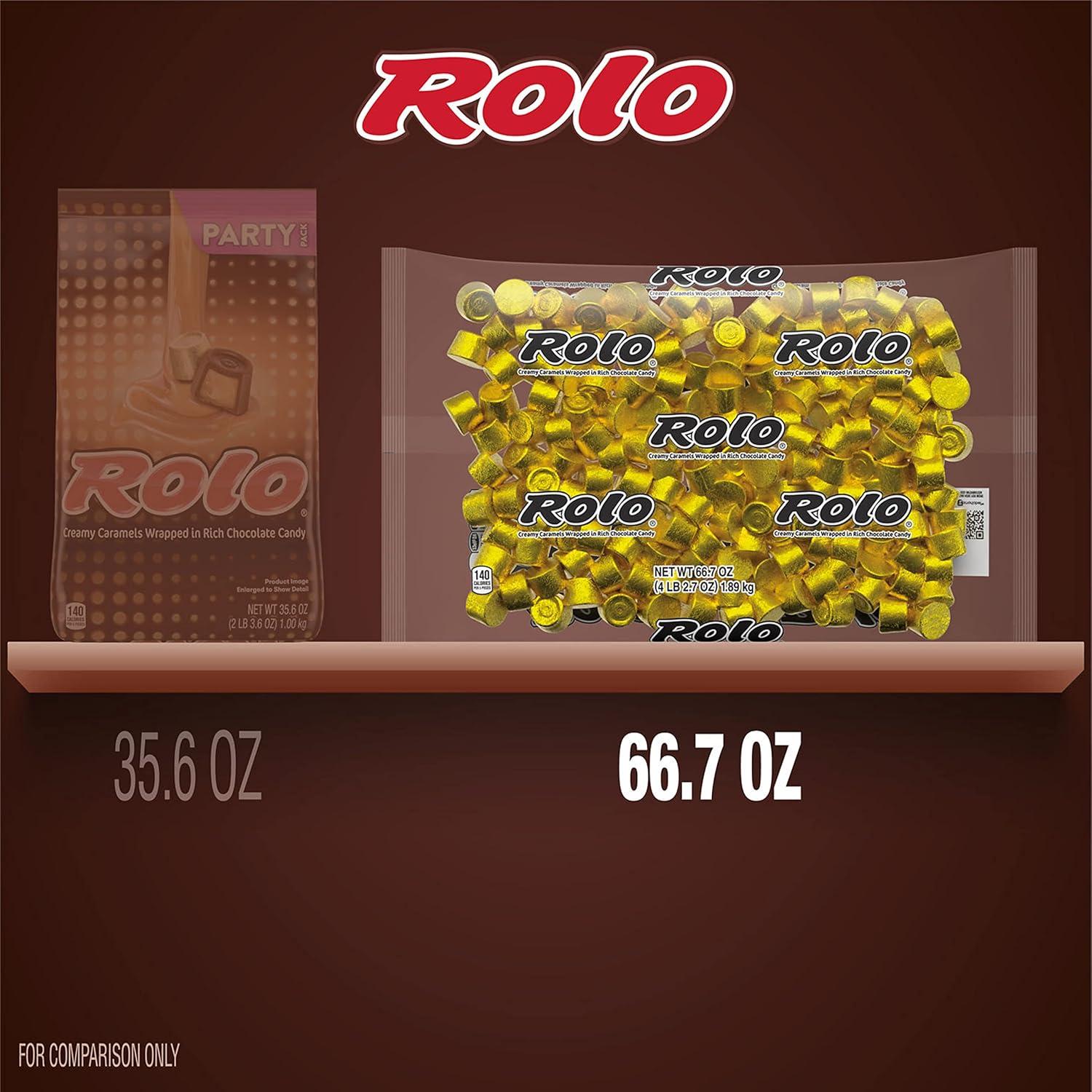 imageROLO Rich Chocolate Caramels Candy Bulk Bag 667 oz41 Pound Pack of 1