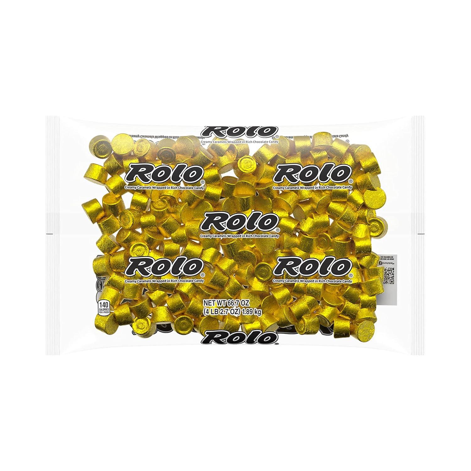 imageROLO Rich Chocolate Caramels Candy Bulk Bag 667 oz41 Pound Pack of 1
