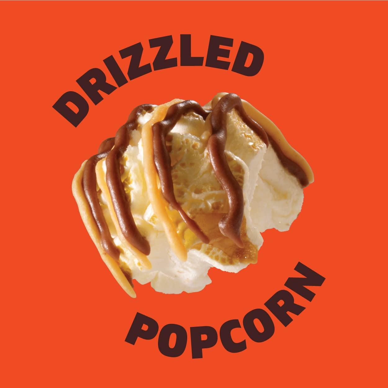 imageReeses Popcorn 525oz Grocery Sized Bag Popcorn Drizzled in Reeses Peanut Butter and Chocolate Ready to Eat Savory Snack Sweet and Salty525 Ounce Pack of 1