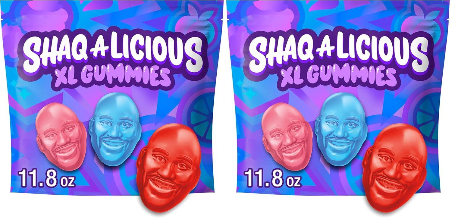 imageSHAQALICIOUS XL GUMMIES Original Flavor Chewy Candy Bag 118 ozOriginal