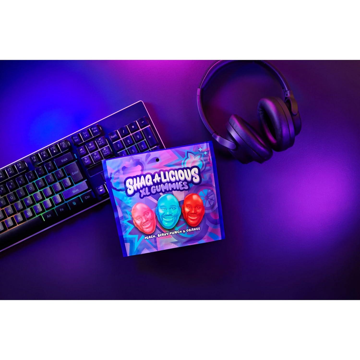 imageSHAQALICIOUS XL GUMMIES Original Flavor Chewy Candy Bag 118 ozOriginal
