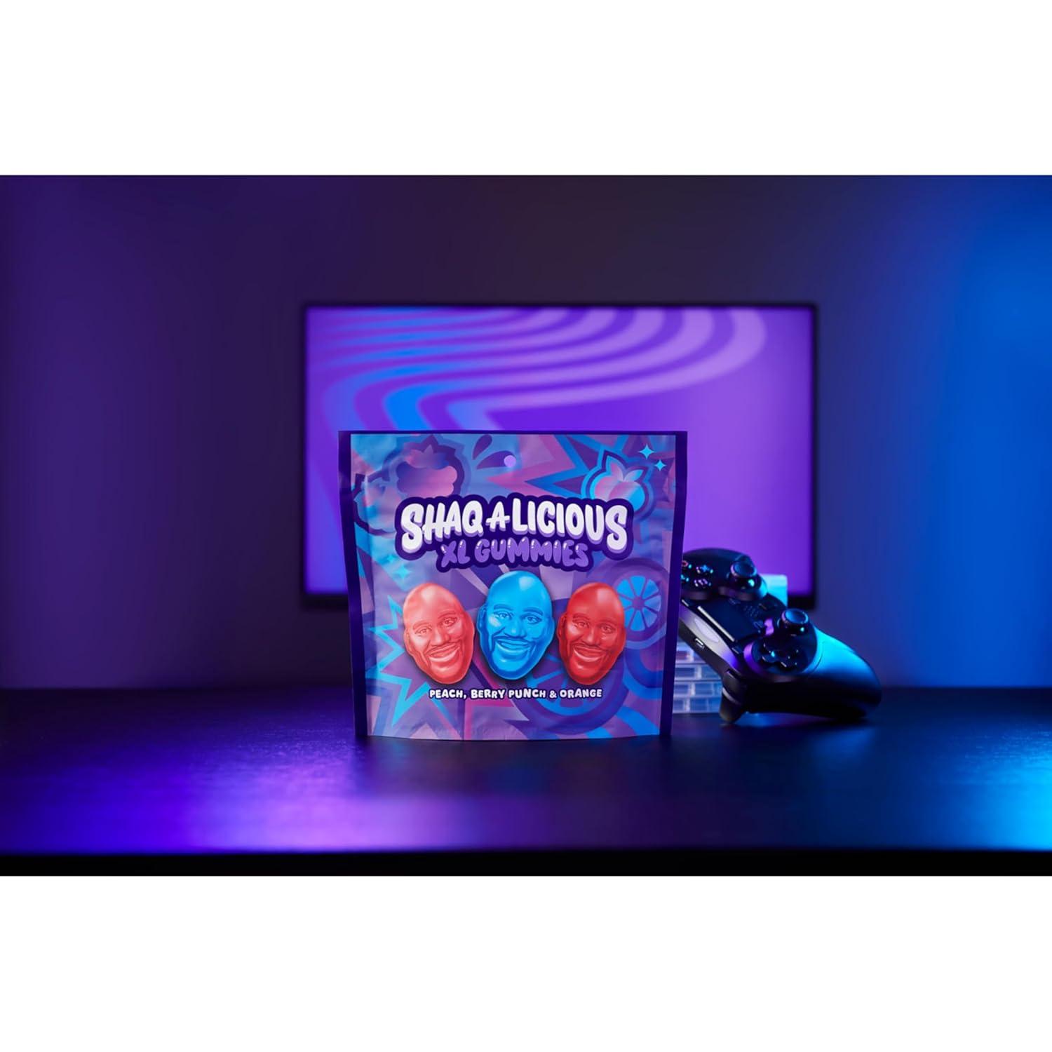 imageSHAQALICIOUS XL GUMMIES Original Flavor Chewy Candy Bag 118 ozOriginal