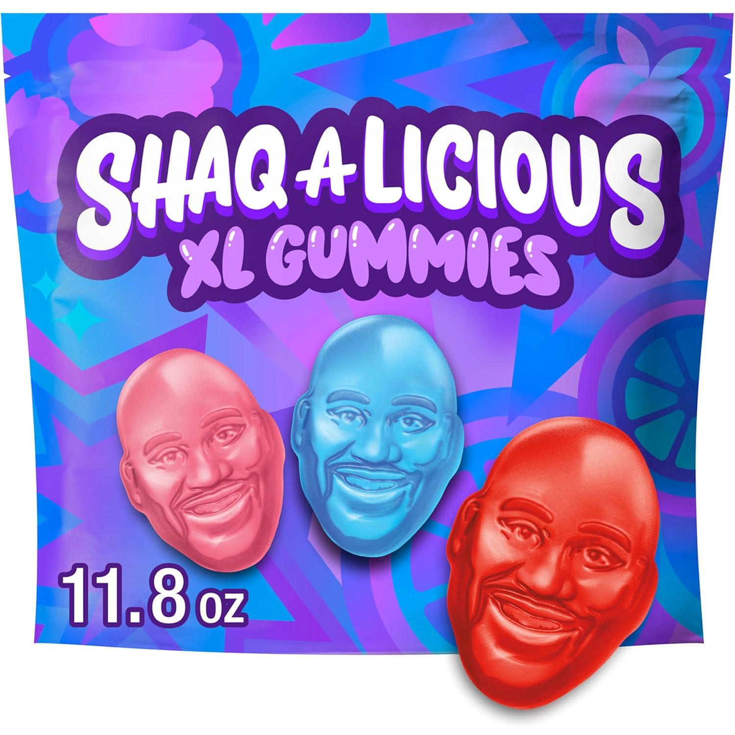 imageSHAQALICIOUS XL GUMMIES Original Flavor Chewy Candy Bag 118 ozOriginal