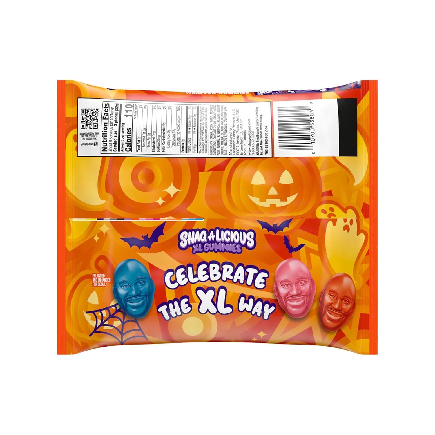 imageSHAQALICIOUS XL GUMMIES Original Flavor Chewy Candy Bag 118 ozOriginal