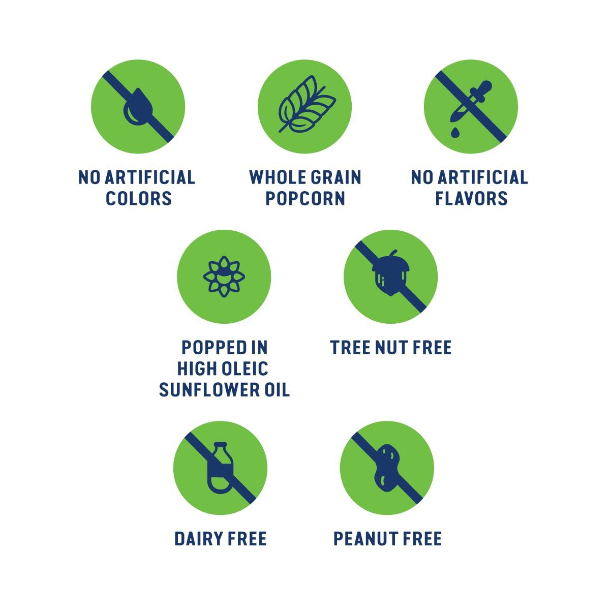 imageSkinnyPop Popcorn Original Whole Grain DairyFree Snack 44oz BagAvocado Lime