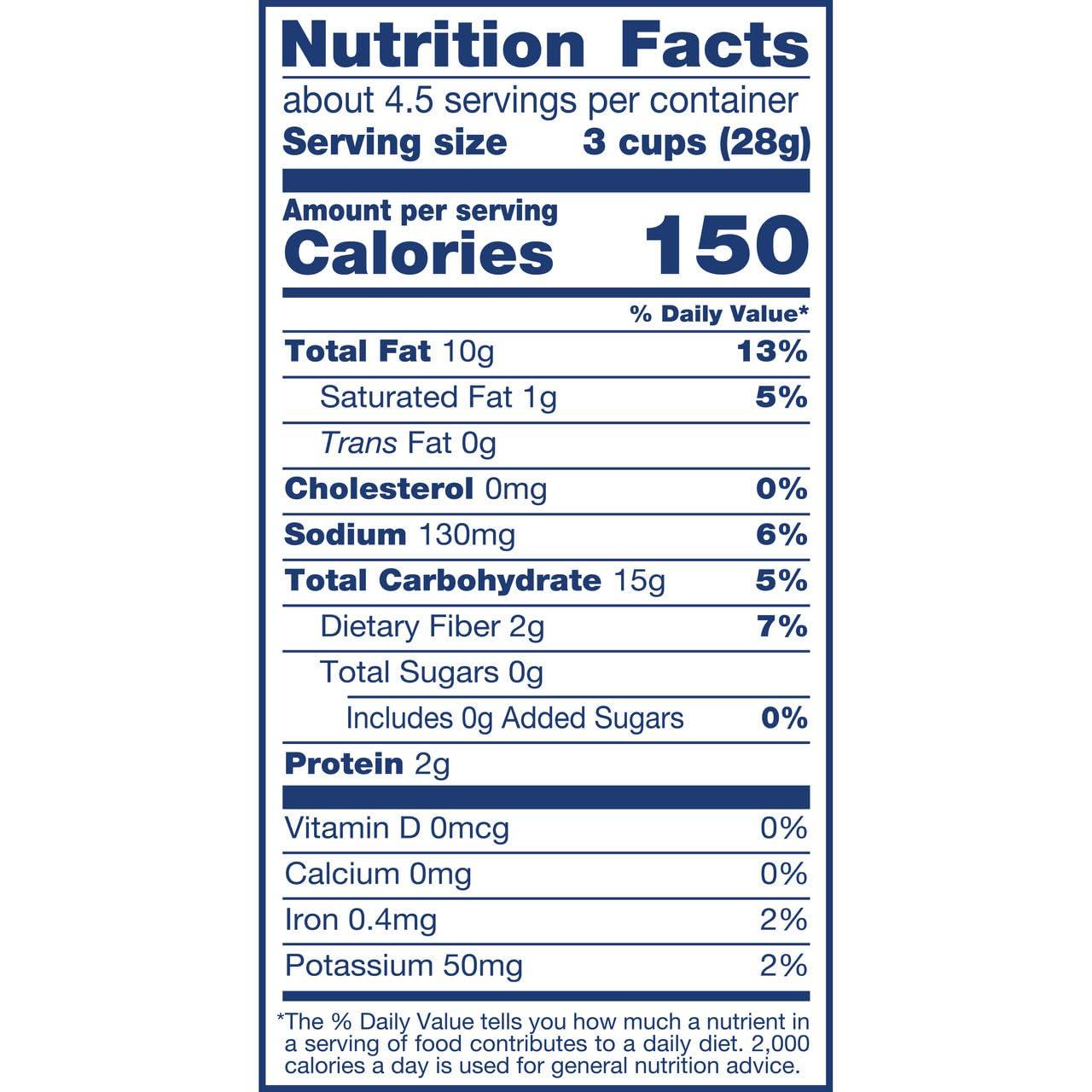 imageSkinnyPop Popcorn Original Whole Grain DairyFree Snack 44oz BagOriginal
