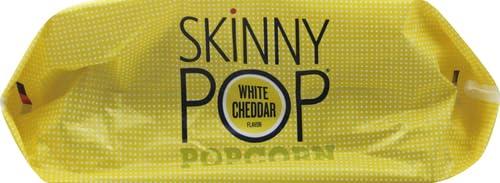imageSkinnyPop Popcorn Original Whole Grain DairyFree Snack 44oz BagWhite Cheddar