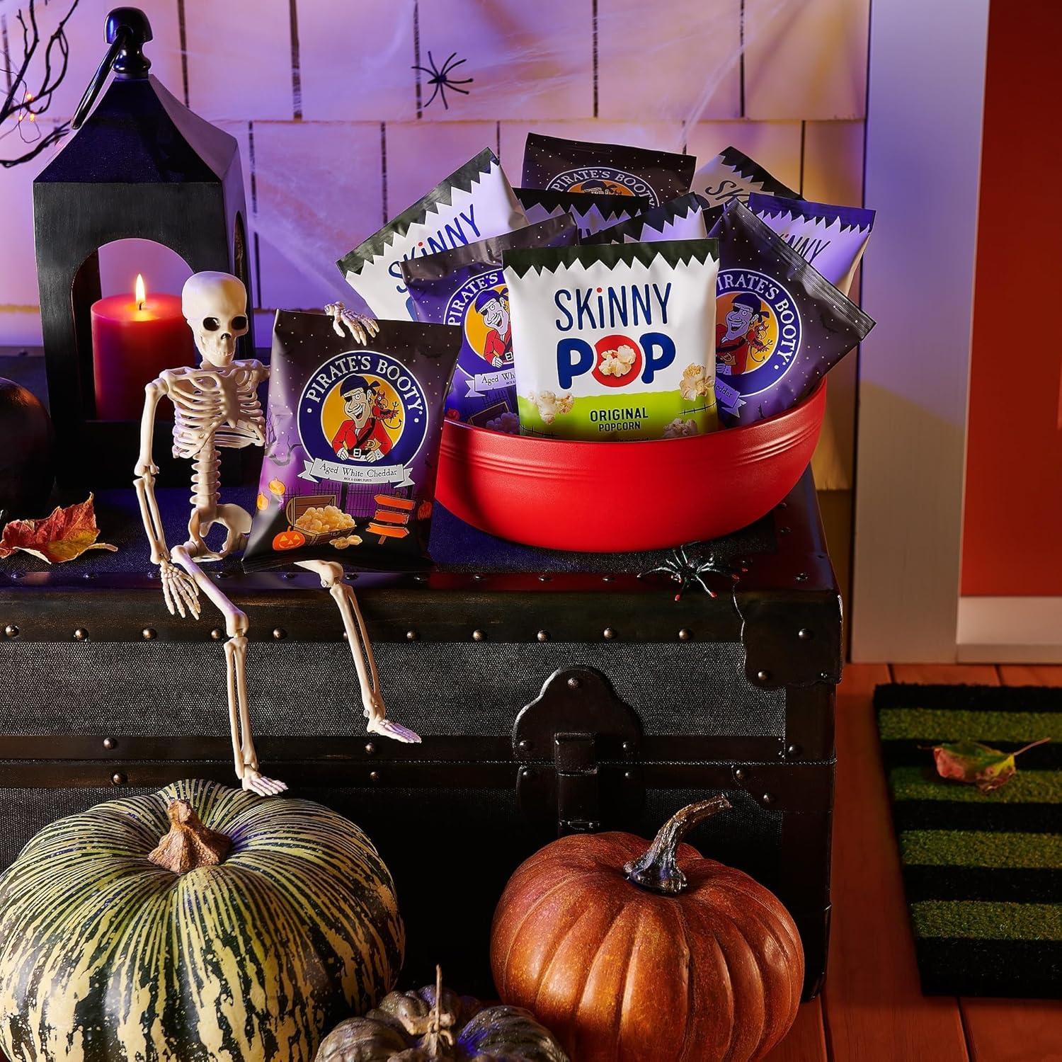 imageSkinnyPop Sweet ampamp Salty Variety Pack SkinnyPop Original and Kettle Corn Dots Cinnamon Sugar Pretzels Reeses Popcorn OntheGo Snacks Individually Sized Bags 15 CountHalloween
