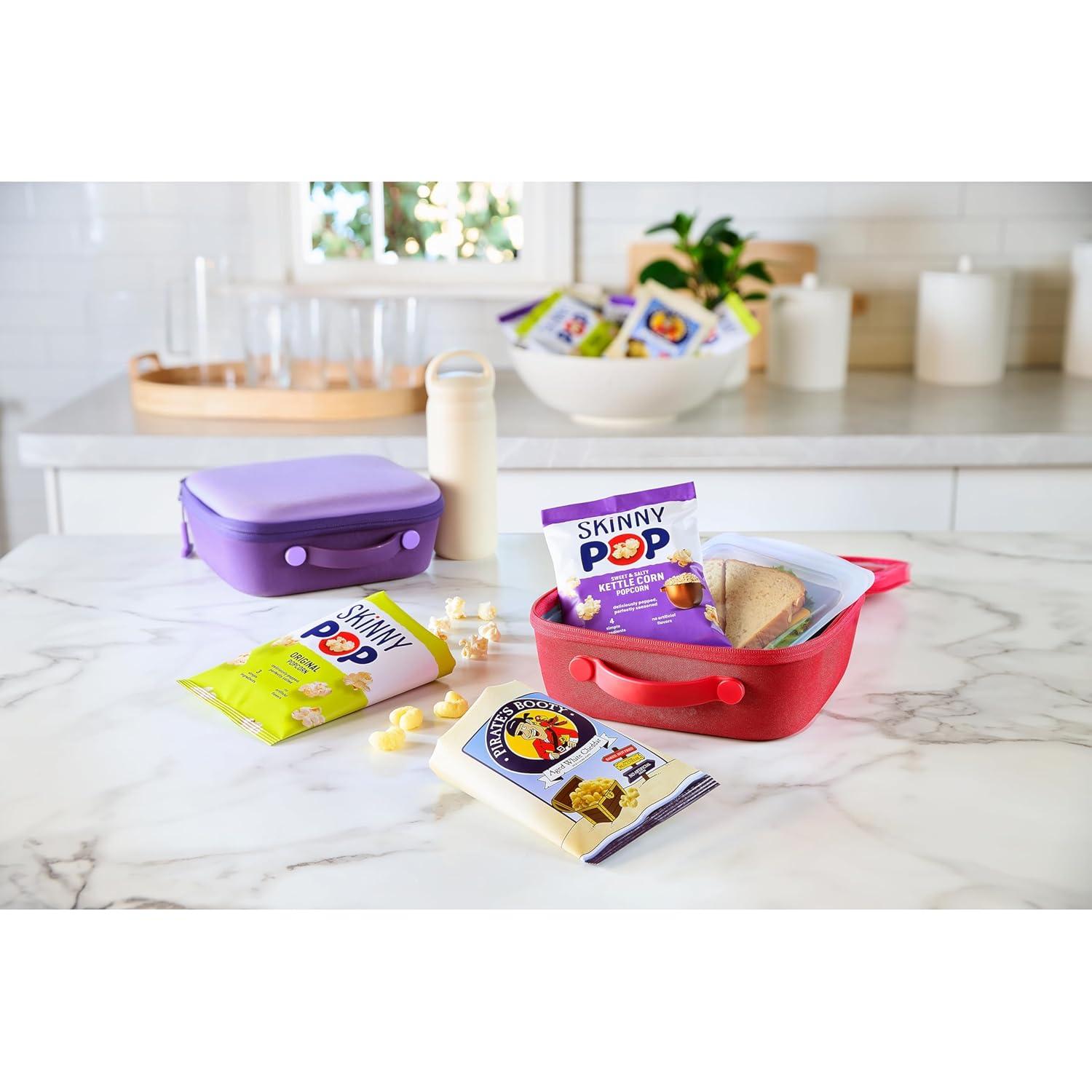 imageSkinnyPop Sweet ampamp Salty Variety Pack SkinnyPop Original and Kettle Corn Dots Cinnamon Sugar Pretzels Reeses Popcorn OntheGo Snacks Individually Sized Bags 15 CountLunch Box Mix Multipack