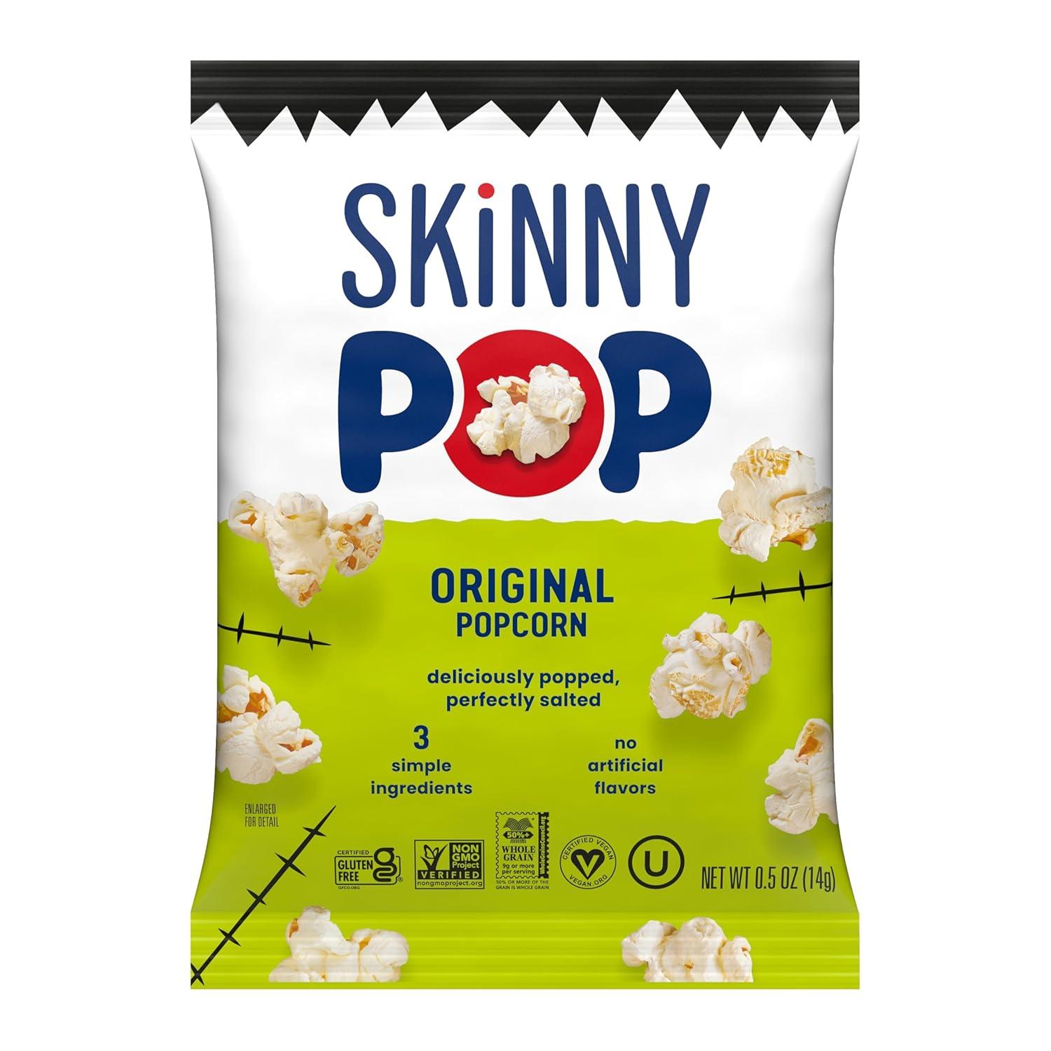 imageSkinnyPop Sweet ampamp Salty Variety Pack SkinnyPop Original and Kettle Corn Dots Cinnamon Sugar Pretzels Reeses Popcorn OntheGo Snacks Individually Sized Bags 15 CountHalloween