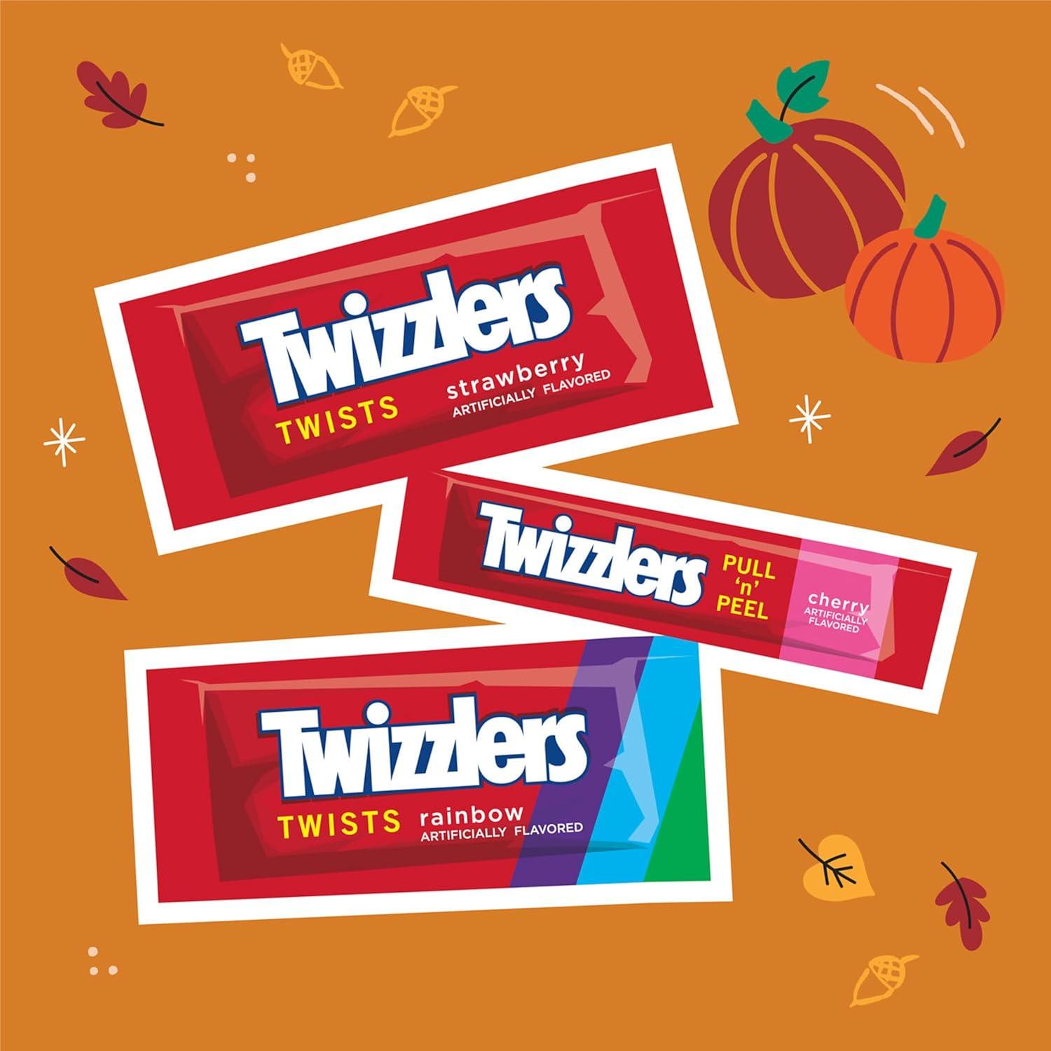 imageTWIZZLERS Assorted Flavored Licorice Style Candy Bulk Party Pack Halloween Candy 4634 ozAssorted
