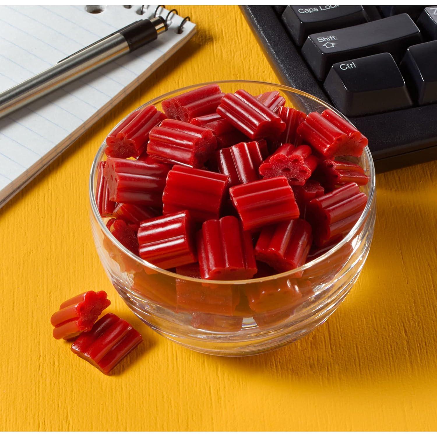 imageTWIZZLERS Bites Cherry Flavored Licorice Style Chewy Candy Boxes 5 oz 12 CountCherry Bites