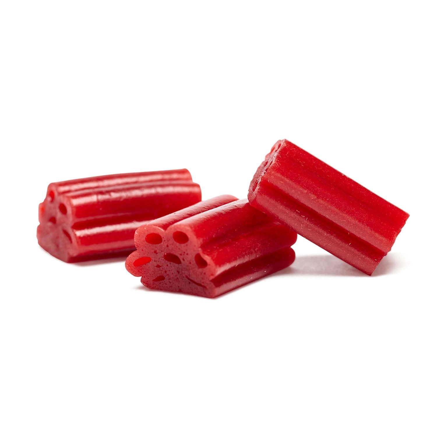 imageTWIZZLERS Bites Cherry Flavored Licorice Style Chewy Candy Boxes 5 oz 12 CountCherry Bites