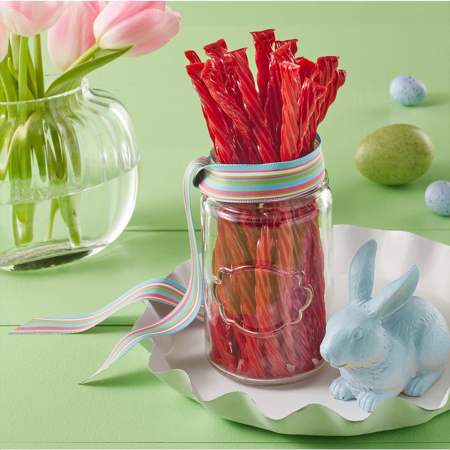 imageTWIZZLERS Twists Strawberry Flavored Licorice Style Chewy Candy Big Bag 32 ozStrawberry