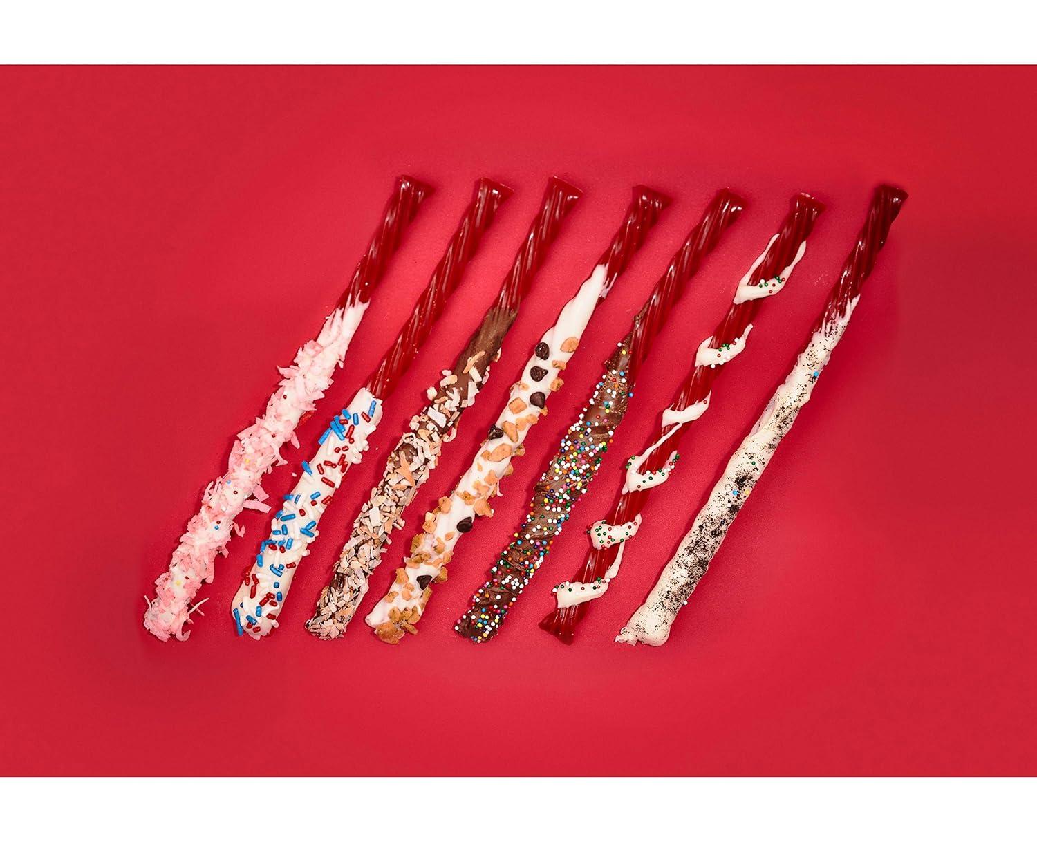 imageTWIZZLERS Zero Sugar Twists Strawberry Flavored Licorice Style Chewy Candy Bags 5 oz 12 CountStrawberry