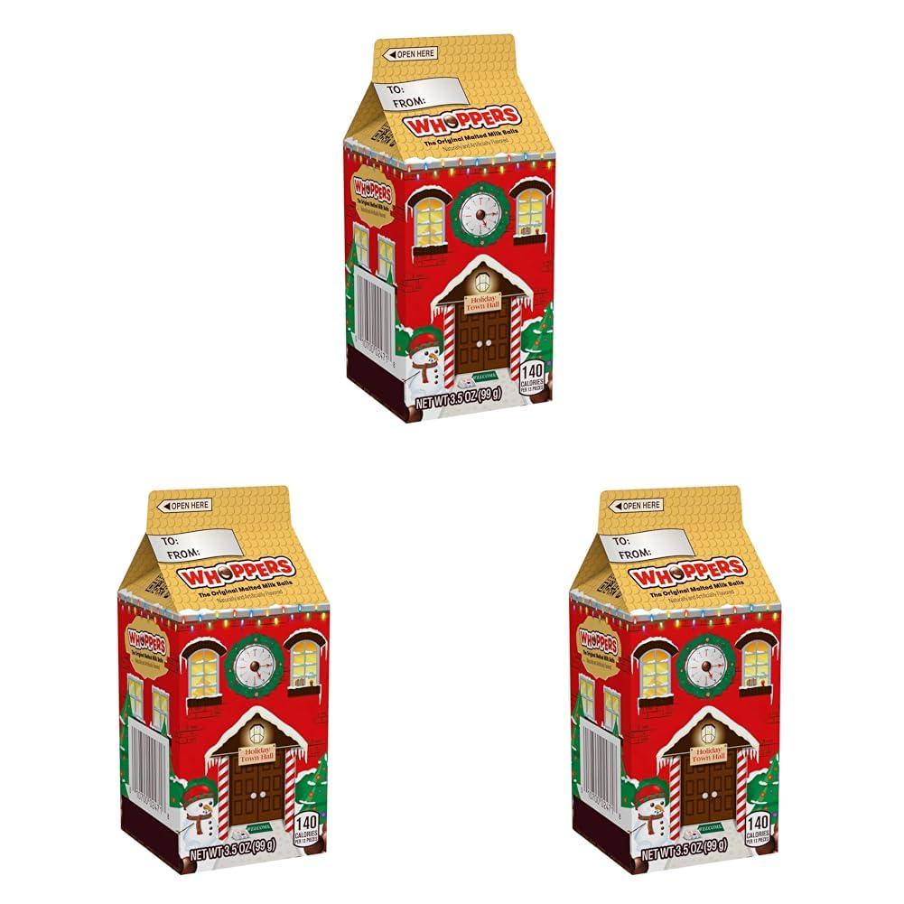 imageWhoppers Malted Milk Balls Milk Chocolate Pieces 5 oz 12Box HEC02440Milk Chocolate