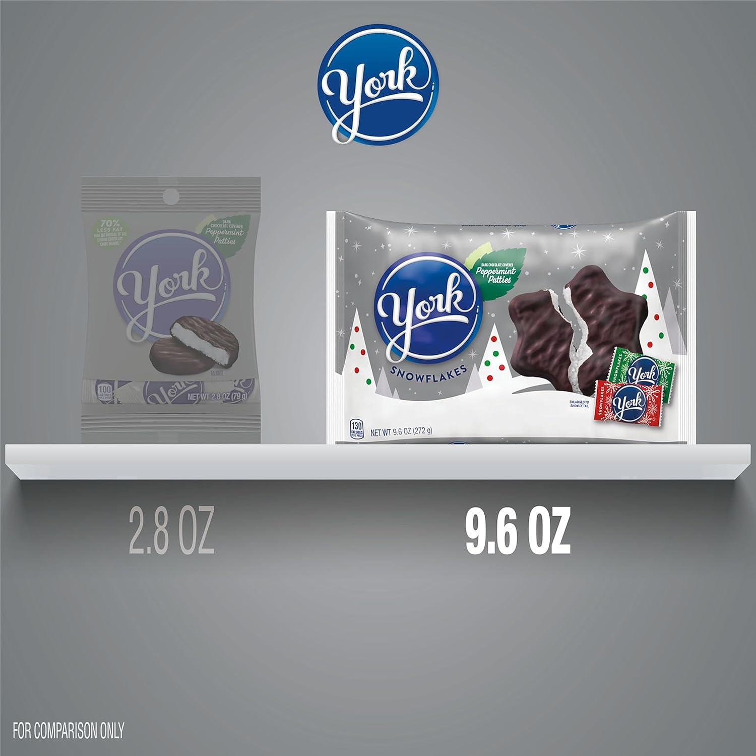 imageYORK Dark Chocolate Peppermint Patties Candy Bulk Box 84 oz 175 PiecesPeppermint