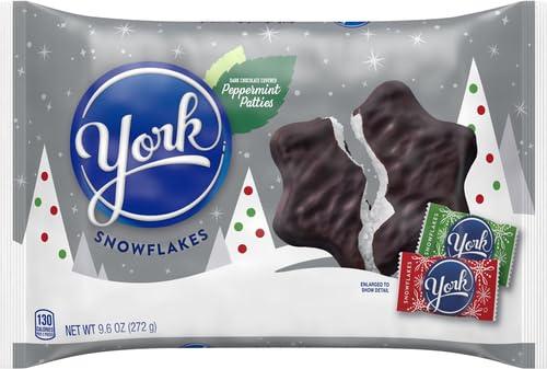 imageYORK Dark Chocolate Peppermint Patties Candy Bulk Box 84 oz 175 PiecesPeppermint