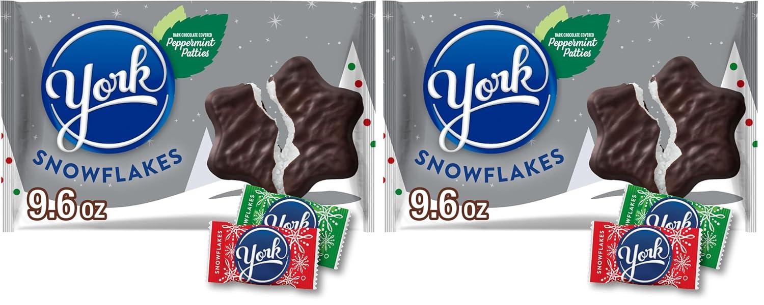 imageYORK Dark Chocolate Peppermint Patties Candy Bulk Box 84 oz 175 PiecesPeppermint