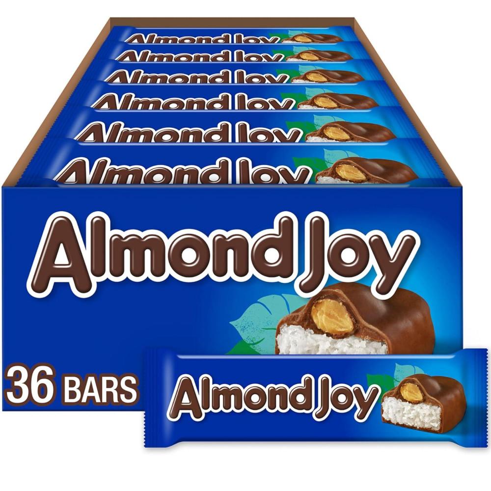 imageALMOND JOY Coconut and Almond Chocolate Candy Bars 161 oz 36 Count36