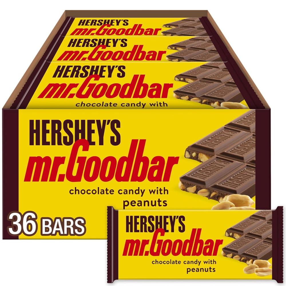 imageHERSHEYS MR GOODBAR Chocolate with Peanuts Candy Bars 175 oz 36 Count