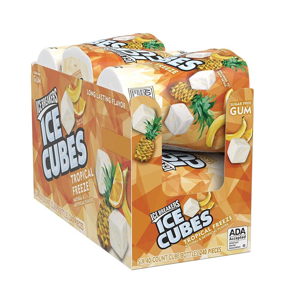 imageICE BREAKERS ICE CUBES Slushie Pack of 12Tropical Freeze
