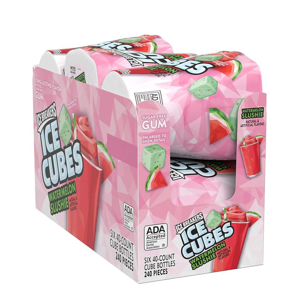 imageICE BREAKERS ICE CUBES Slushie Pack of 12Watermelon