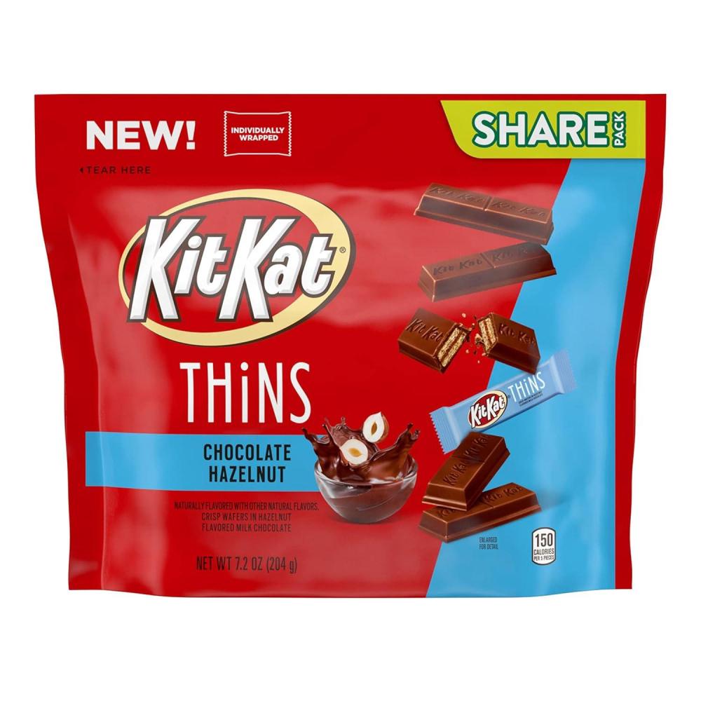 imageKIT KAT Milk Chocolate Wafer Snack Size Christmas Candy Bag 32 oz72 Ounce Pack of 1