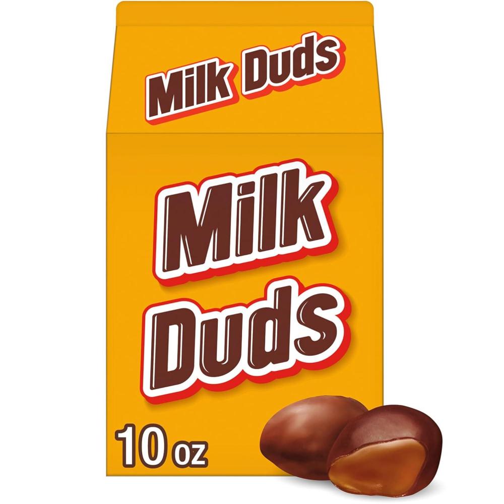 imageMILK DUDS Chocolate and Caramel Candy Boxes 5 oz 12 CountCaramel