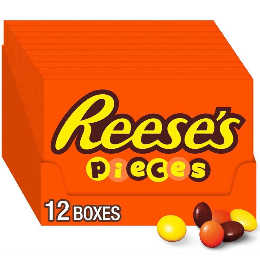 imageREESES PIECES Peanut Butter in a Crunchy Shell Candy Bulk Bag 48 ozPeanut Butter