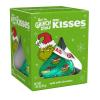 HERSHEY’S KISSES Grinch Solid Milk Chocolate, Christmas Candy Gift Box, 1.45 oz(Milk Chocolate)
