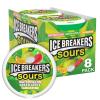 ICE BREAKERS Duo Fruit Plus Cool Raspberry Flavored Sugar Free Mints Pucks, 1.3 oz (8 Count)(Duo & Sours)