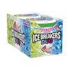 ICE BREAKERS Duo Fruit Plus Cool Raspberry Flavored Sugar Free Mints Pucks, 1.3 oz (8 Count)(Watermelon Cool)