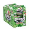 ICE BREAKERS Ice Cubes Bubble Breeze Flavored Sugar Free Chewing Gum Bottles, 3.24 oz (6 Count, 40 Pieces)(Kiwi Watermelon)