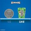 ICE BREAKERS Ice Cubes Bubble Breeze Flavored Sugar Free Chewing Gum Bottles, 3.24 oz (6 Count, 40 Pieces)(Kiwi Watermelon)