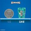 ICE BREAKERS Ice Cubes Wintergreen Flavored Sugar Free Chewing Gum Bottles, 3.24 oz (6 Count, 40 Pieces)