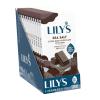 LILY’S Sea Salt Extra Dark Chocolate Style No Sugar Added, Sweets Bars, 2.8 oz (12 Count)