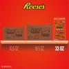 REESE’S Milk Chocolate Snack Size Peanut Butter Cups, Candy Bag, Halloween Candy, 33 oz (60 Pieces)(Milk Chocolate)
